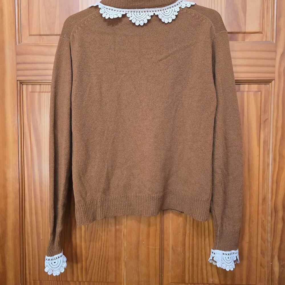 VINTAGE Whistler's 100% Wool Cardigan Size 38 - Picture 2 of 5